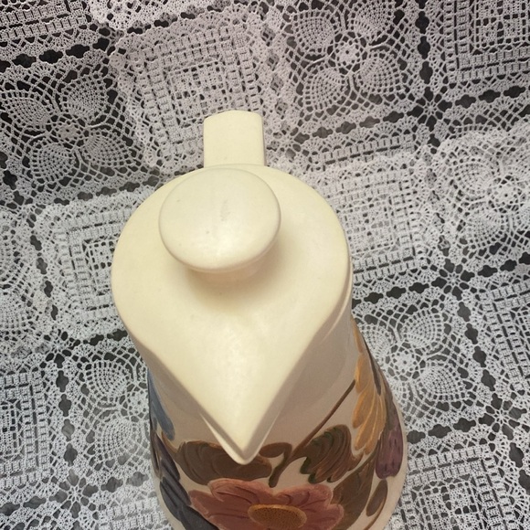 Beautiful Vintage Multi-Colored Floral Pottery Ceramic Pitcher
17" tall - Picture 6 of 16